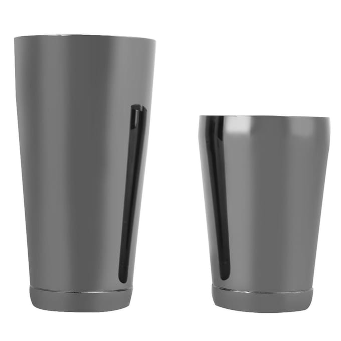 Bar Tool Roestvrij Staal Boston Shaker Cocktail Shaker Set Cocktail Tin Bartender BarwareZwart zwart