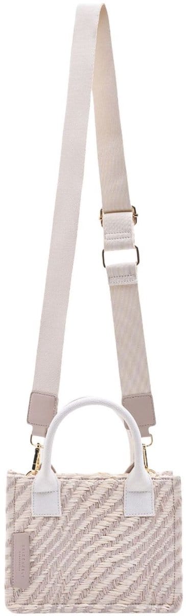 SEIDENFELT MANUFAKTUR handtas schoudertas Hulu Hand Bag Beige
