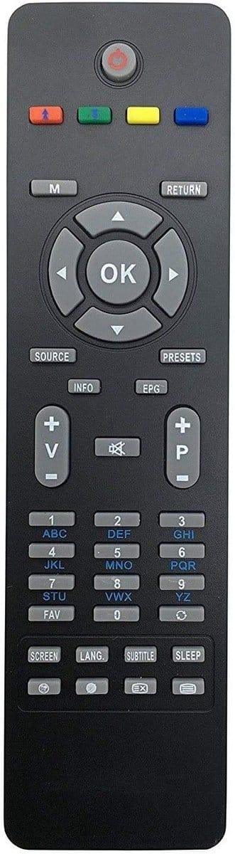 Afstandsbediening Vervanging - Universele Controller - TV Bediening - Directe Compatibiliteit - Zwart