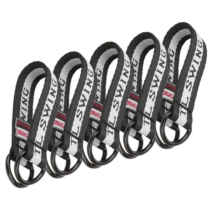 5 stuks 24cm Schommel Verbindingsriem Buiten Binnen Hangstoel Schommel Accessoires gray