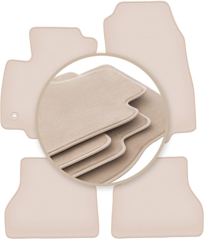 PREMIUM beige vloermatten voor: Ford B-MAX minivan 2012-2017