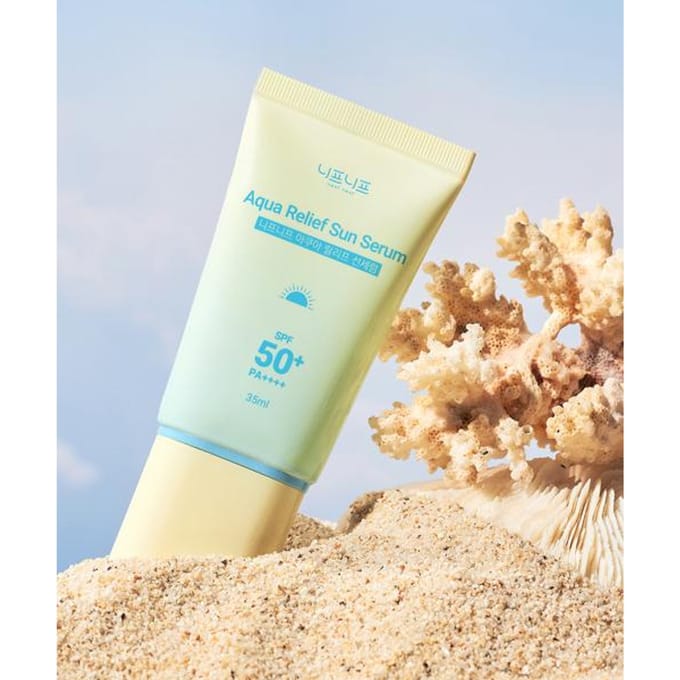 Neaf Neaf Aqua Relief Sun Serum SPF50+ PA++++ 35ml white