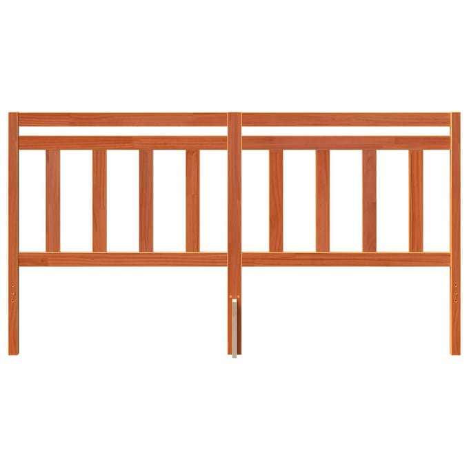 vidaXL - Hoofdbord - met - hoofdeinde - Wasbruin - 185,5 - x - 100 - cm
