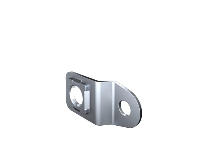 Rittal KX 1590.010 Wandhouder Voor wandmontage Plaatstaal Zilver 4 stuk(s)