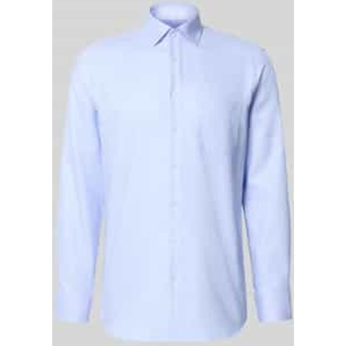 Regular fit zakelijk overhemd van zuivere katoen model 'New Kent Patch'
