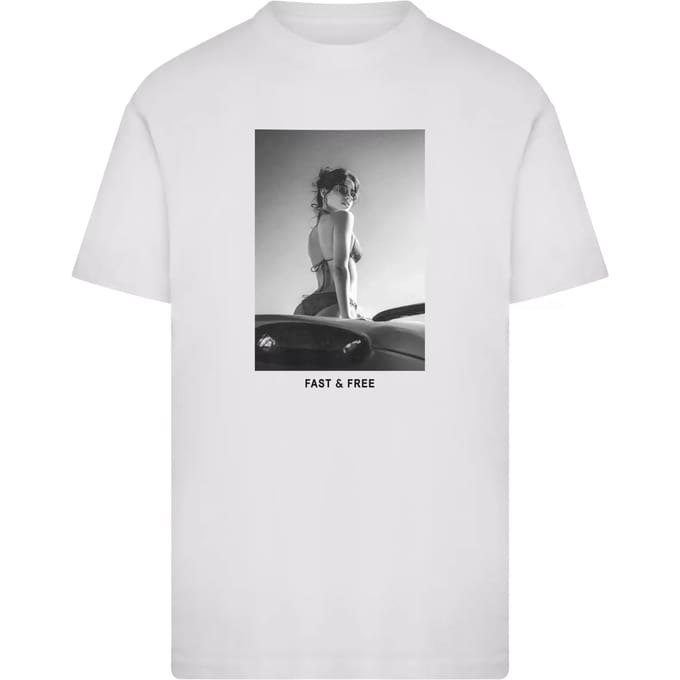 Mister Tee - Fast & Free Heren Tshirt - XS - Wit