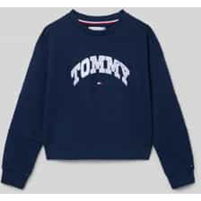 Regular fit sweatshirt van katoenmix