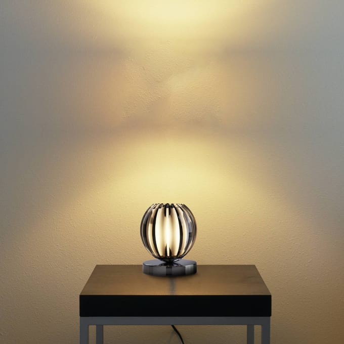 Searchlight Tafellamp Claw met touchfunctie, kap rook