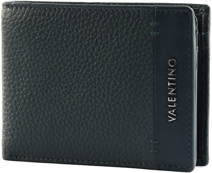 VALENTINO Leren portemonnee Estro Geldbörse Navy donkerblauw