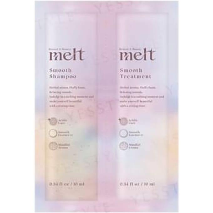Kao - Melt Smooth Shampoo & Treatment Trial Set 10ml x 2