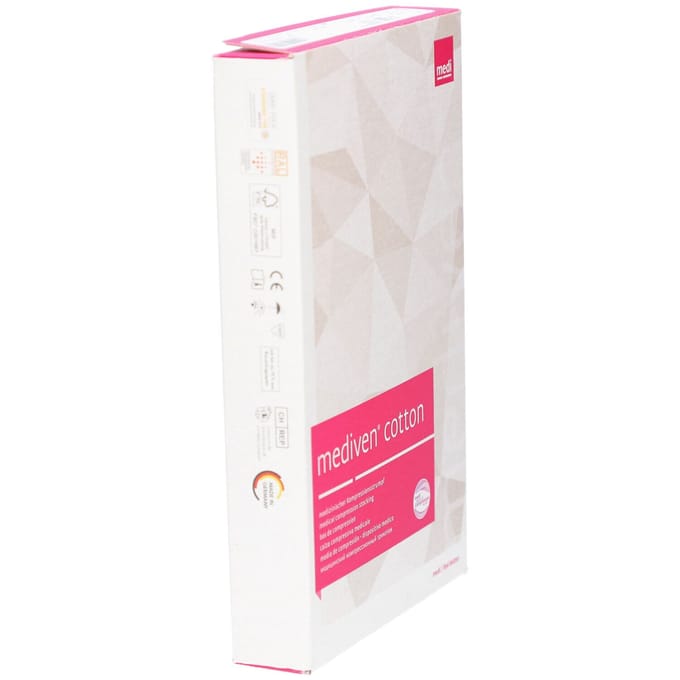 Mediven Cotton Ccl2 Ad g.t. Zwart M4 1paar 1 Kousen