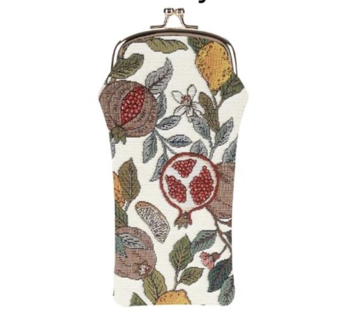 Brillenhouder - Brillenkoker - Gobelinstof - Pomegranate and Lemon