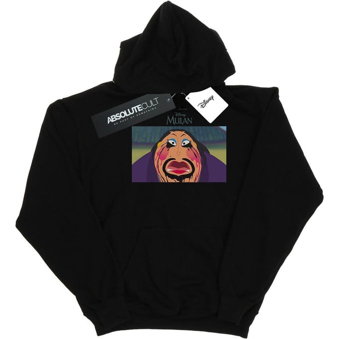 Disney Dames/Dames Mulan De koppelaarster Hoodie (Zwart)