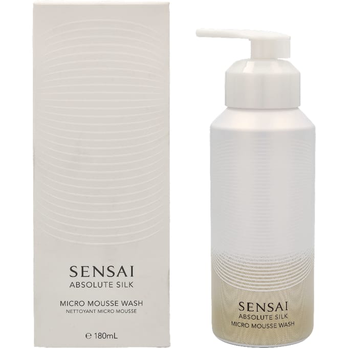Sensai Absolute Silk Micro Mousse Wash Face Cleansing Mousse - 180 ml - gezichtsreinigingsmiddel