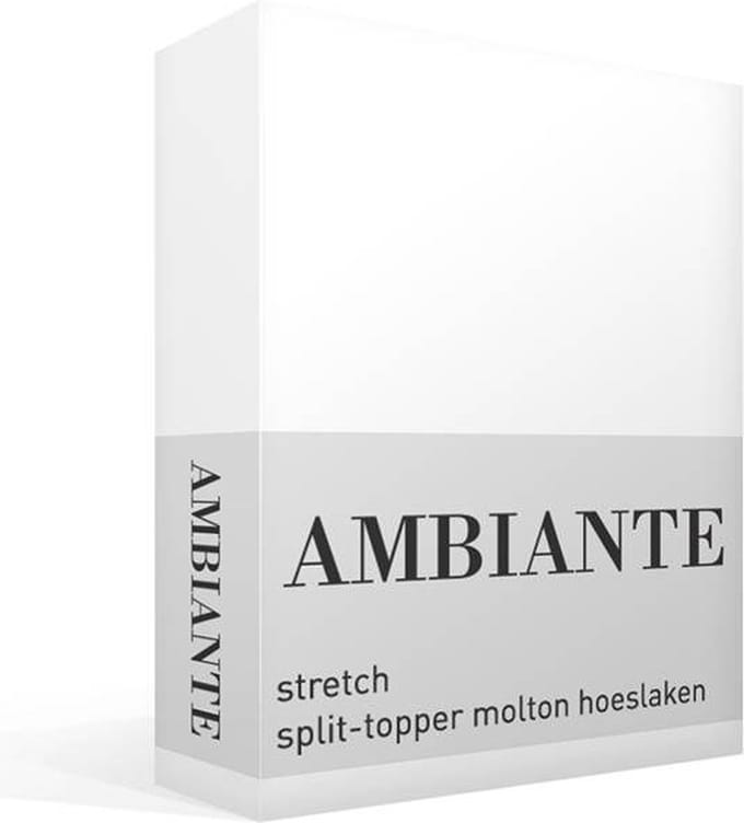 Ambiante Splittopper Molton 200 x 200/210 cm Pocket depth: 25 cm Split 85 cm