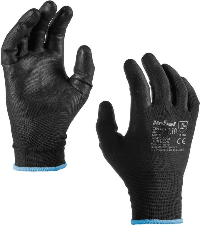 Rebel Tools Serie - Polyurethaan Werkhandschoenen - Maat 9 - 2 Paren