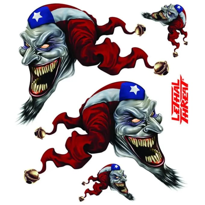 Motorfiets stickers Lethal Threat Pr Jester Set Lt Rt