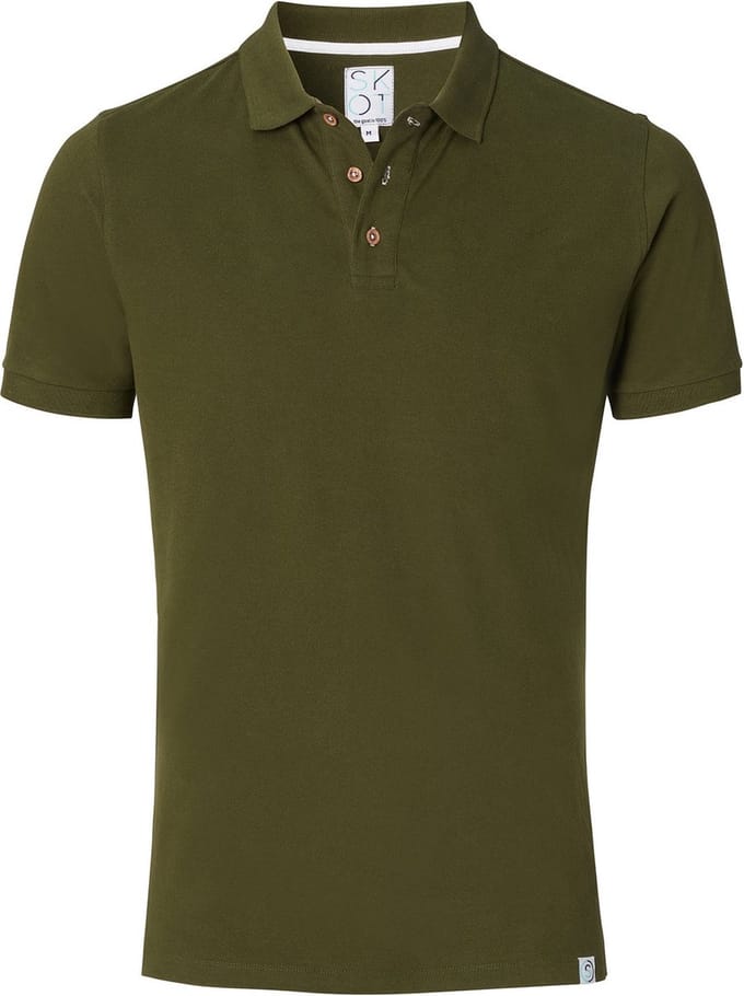 SKOT Polo Duurzaam - Forrest Green - groen - Maat XL