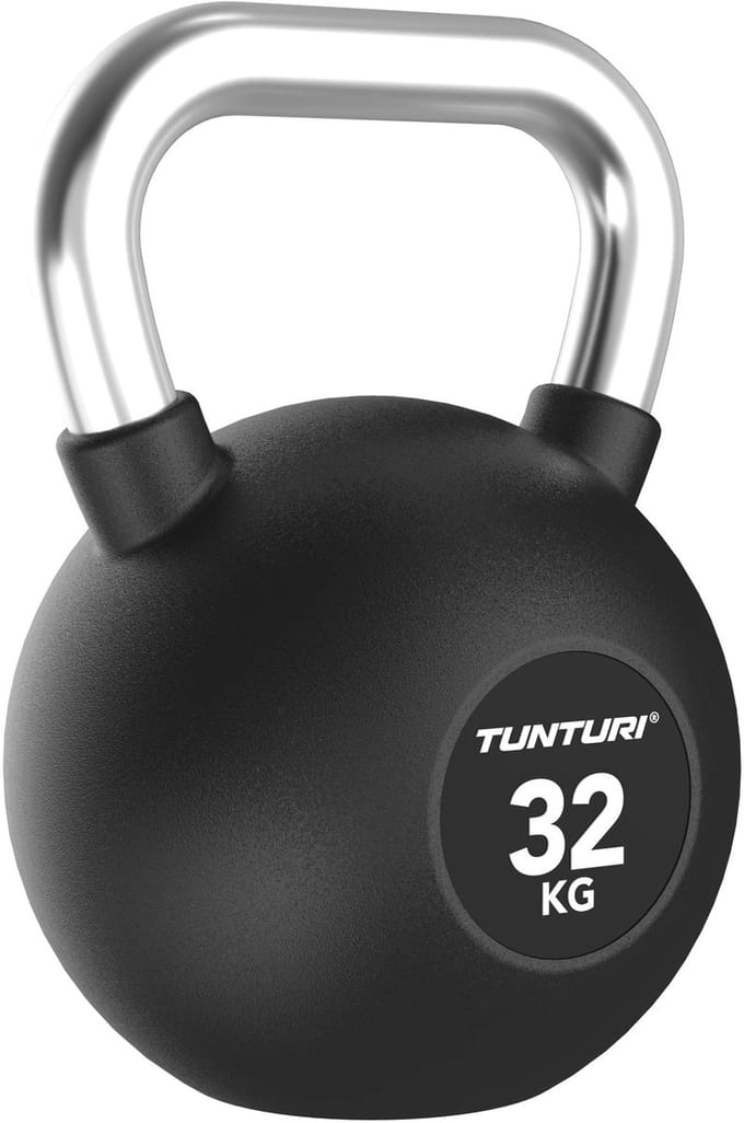 Tunturi Platinum Rubber Kettlebell - 32kg