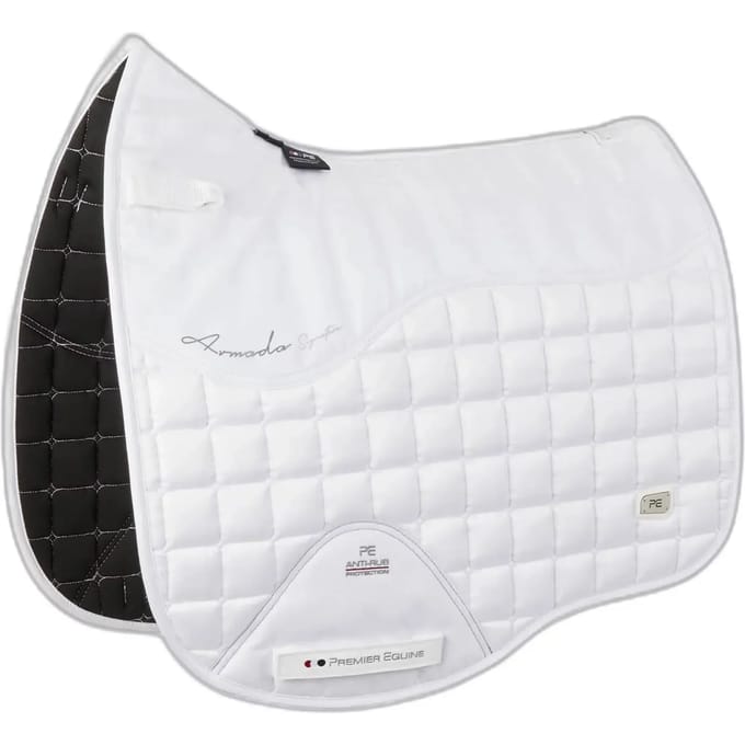 Premier Equine Armada Cc Dressage Zadeldekje Wit Full