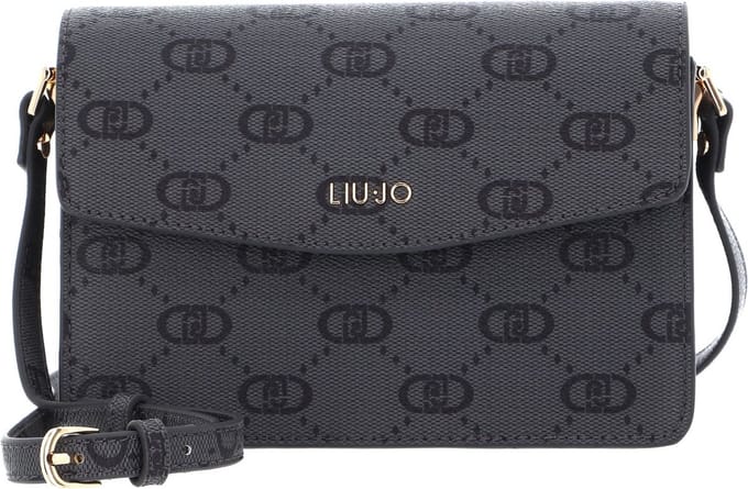 LIU JO Schoudertas Caliwen Crossbody Nero Lichtgrijs