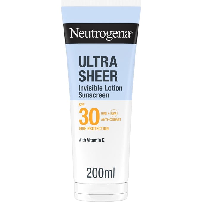 Neutrogena Ultra Sheer Body Invisible Hydrating Lotion Sunscreen SPF30