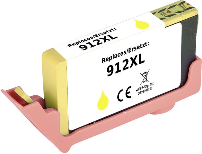 Renkforce Inktcartridge vervangt HP 912XL, 3YL83AE Compatibel Geel RF-5705452