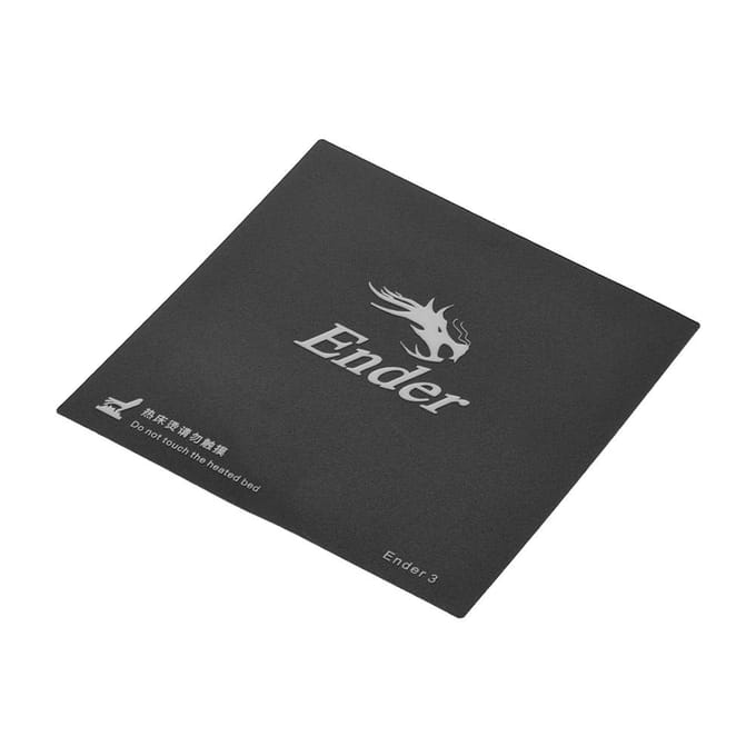 Creality 3D Printer Bouwoppervlak Verwarmd Bed Platform Sticker 235*235mm Voor Ender-3 zwart