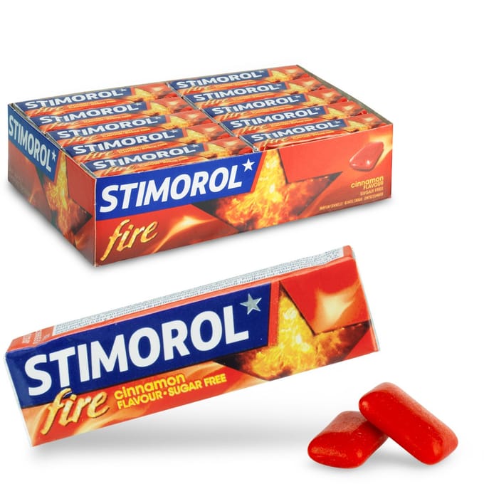 Stimorol Fire Cinnamon - Kauwgom - Suikervrij - 1x30stuks