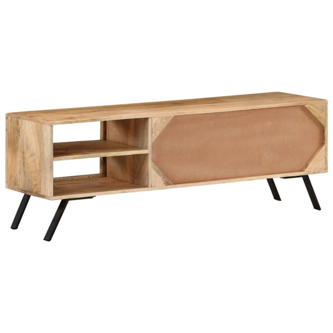 vidaXL - Tv-meubel - 110x30x40 - cm - massief - mangohout