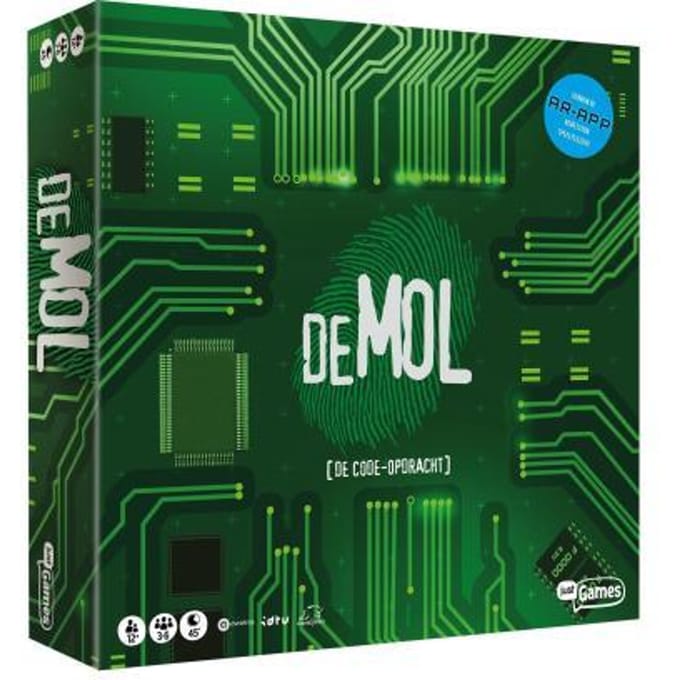 Just Games Wie is de Mol? - De Code opdracht bordspel