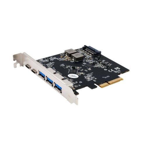 EXSYS EX-12006 5-poorts USB 3.2 Gen2 PCIe kaart 3x USB-A en 2x USB-C