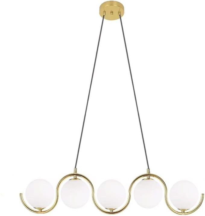 Toolight App1440-5Cp Hanglamp Goud 77X12X16Cm