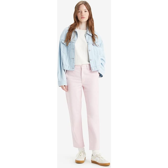 Levi's Essential Chino Pink Taglia: W24L29 | Pantaloni chino Outlet | Donna | Rosa