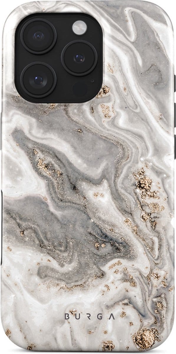 Burga Tough Case geschikt voor Apple iPhone 16 Pro - Snowstorm