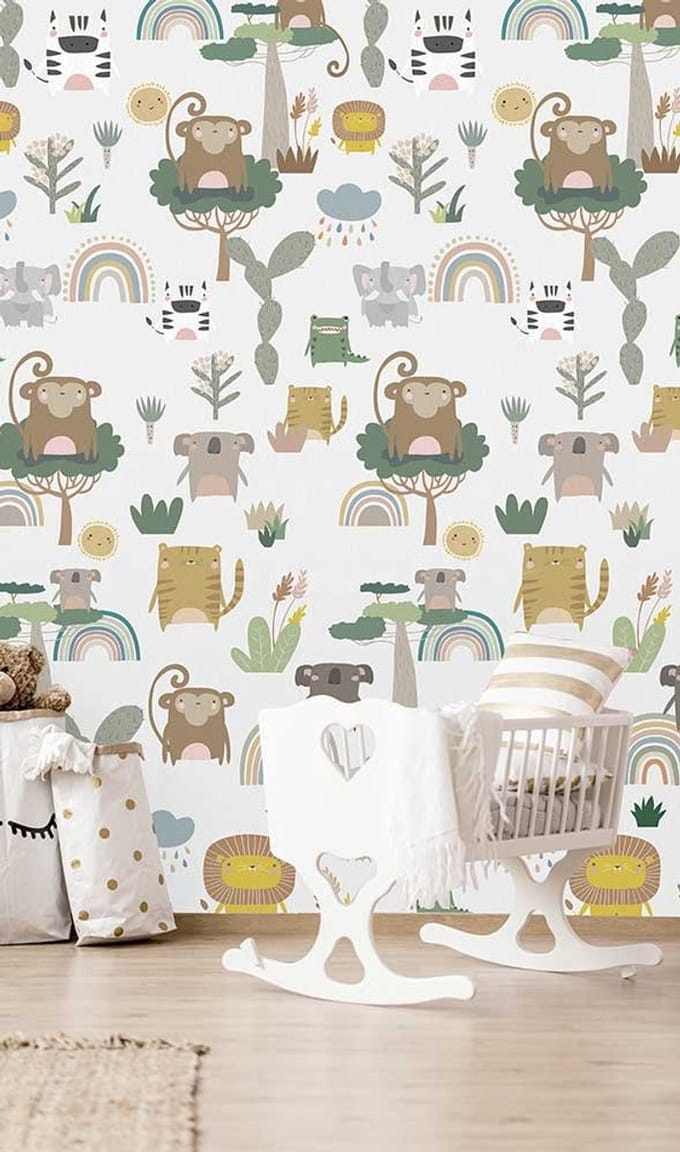 INGK Kinderbehang - Jungle Party