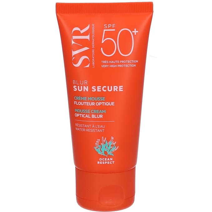 SVR Sun Secure Blur SPF50+ - 50 ml gezichtszonnebrandcrème en primer