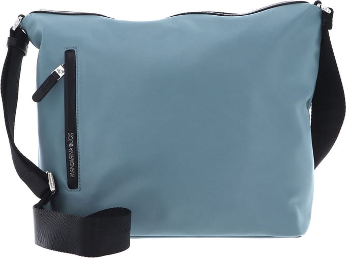MANDARINA DUCK Schoudertas Hunter Hobo Smoke Blue Lichtblauw
