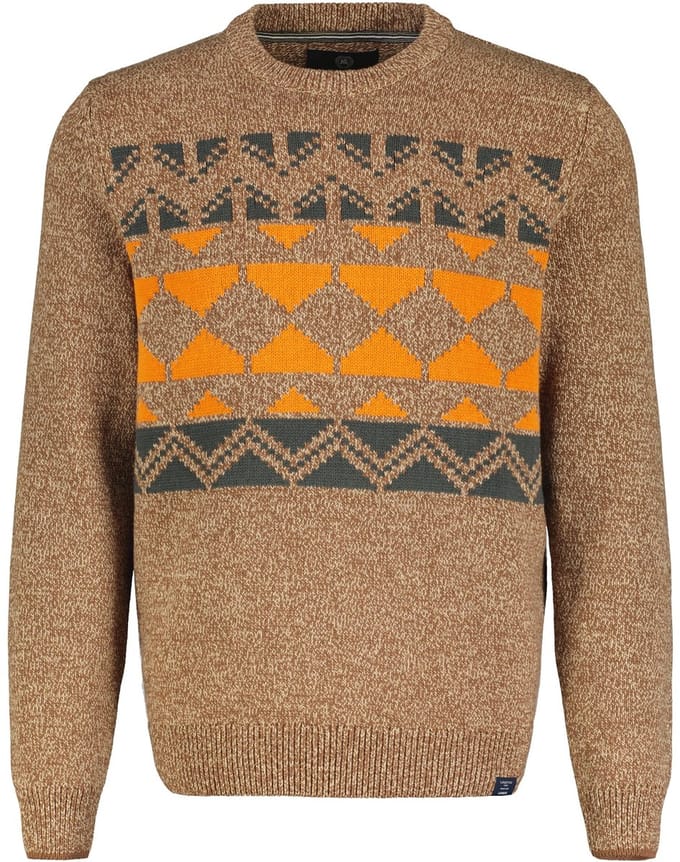 Lerros - Heren Trui - 24950221 - 729 Bold Camel