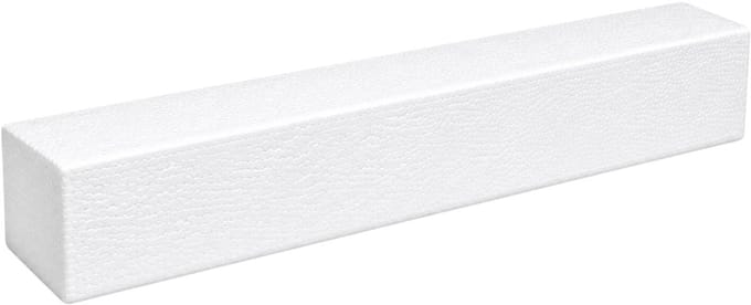 Piepschuim vormen - baksteen - 1x - 50 x 7,5 x 7,5 cm - styropor hobby / DIY vorm - basis knutselfiguren