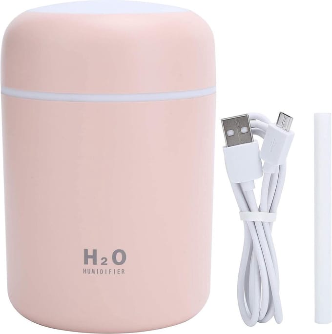 Home & Marker - Aroma Diffuser - Luchtbevochtiger - Aromatherapie - Aromadiffusers - Geurverspreider - Roze - FRESHMIST