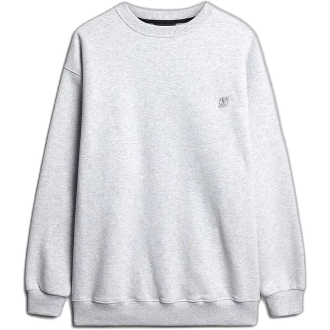 Superdry - Blank Oversized sweatshirt met ronde hals - Heren - Truien