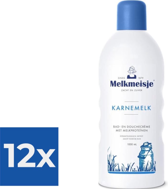 Melkmeisje Bad&Douche Karnem. - Voordeelverpakking 12 stuks
