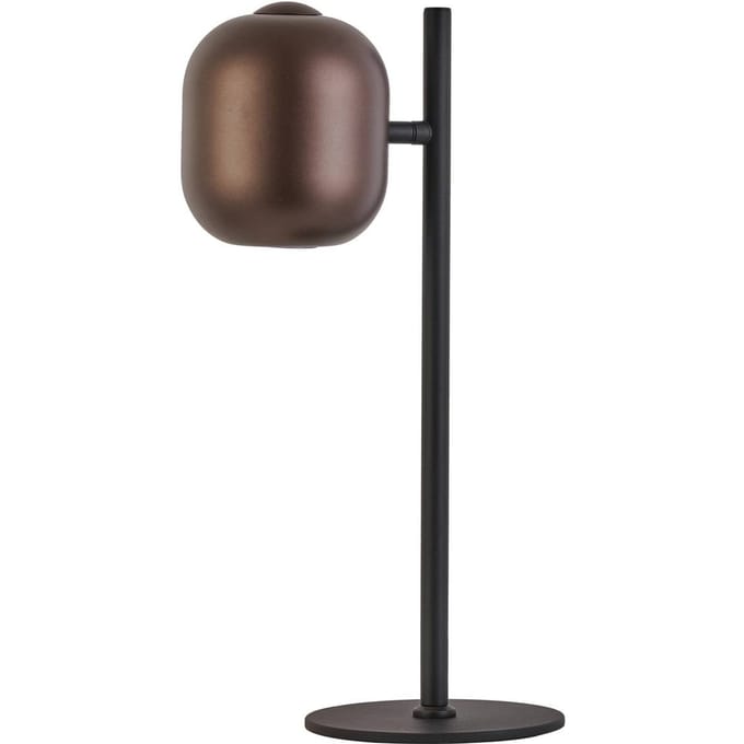 Brilliant Tafellamp Jane, hoogte 41 cm, zwart, metaal