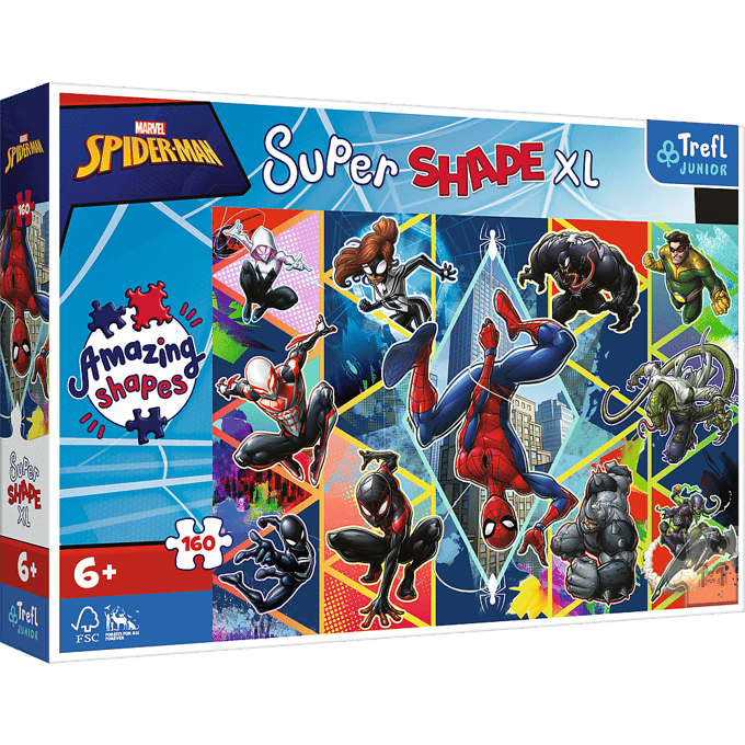 Spiderman super shape XL puzzel