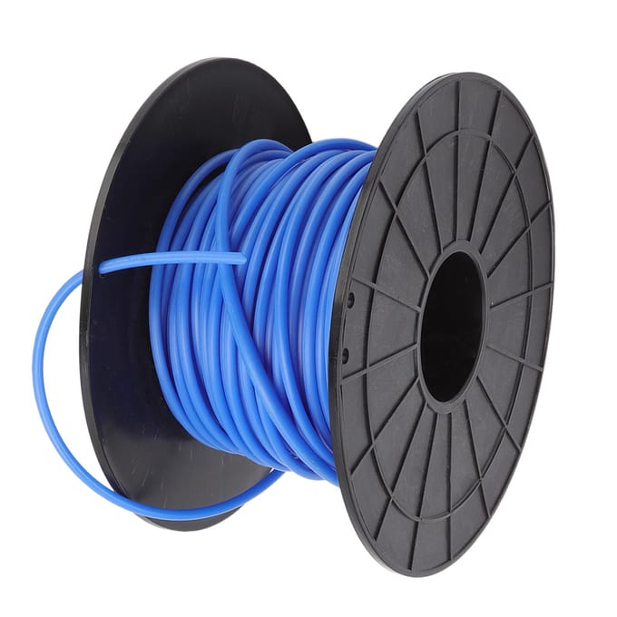 Grasmaaier Trimmerlijn Rond 4mm Dik 30m Lang Blauw Vervanging voor Black and Decker