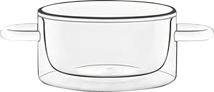 Luigi Bormioli Thermic Glass Kommetje 27 cl / 270 ml | Set van 2 Stuks | Dubbelwandige Glazen voor Koffie en Thee | Borosilicaatglas