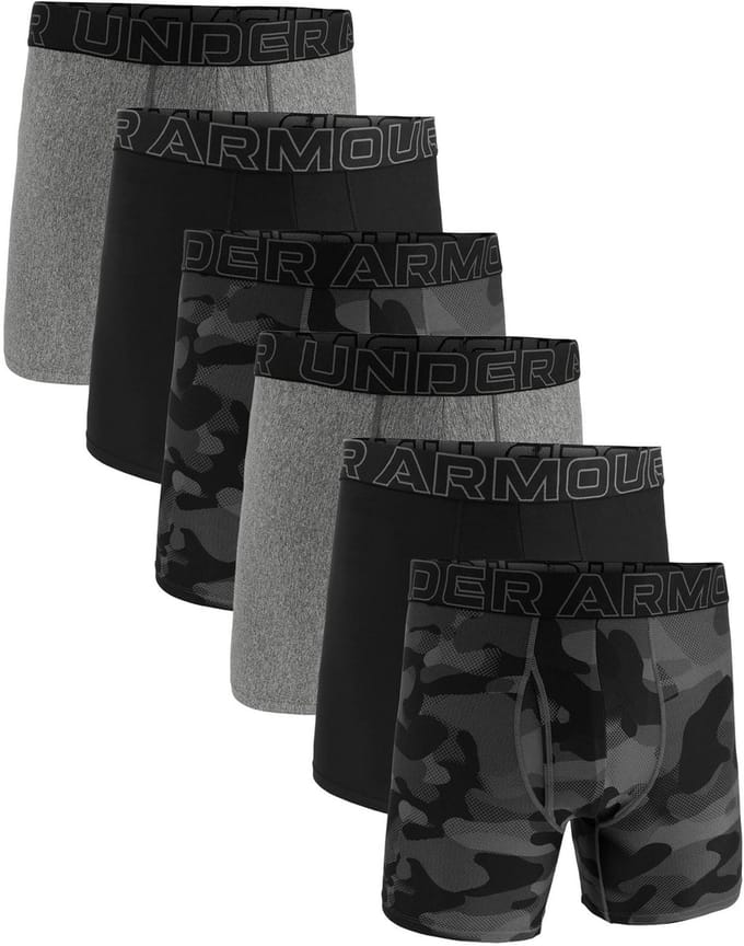 Under Armour Boxershorts UA PERFORMANCE TECH - PRINT 6 IN 6PK Set van 6