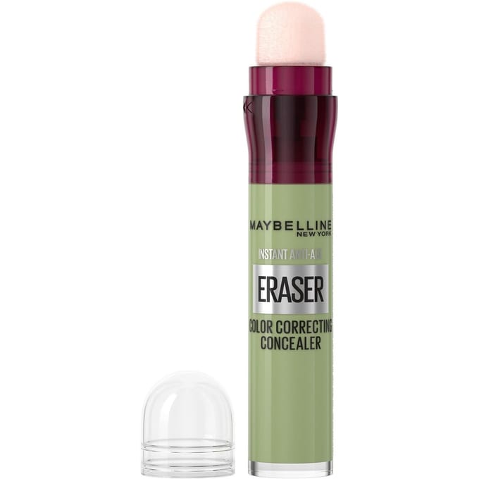 Maybelline Instant Eraser Concealer - Onfeilbare kleurcorrectie - Houdt tot wel 12 uur - Green - 26 ml