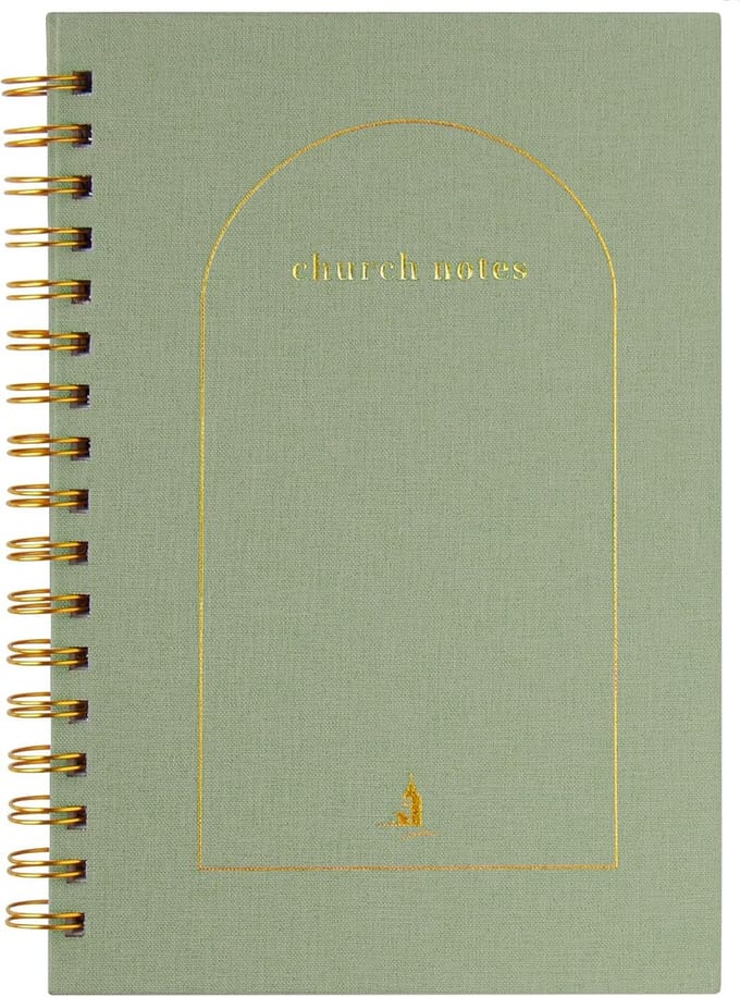 Linnen Hardcover Bijbelstudie Journal voor Preeknotities en Gebed